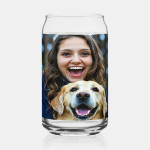 Voeg Labrador Retriever Foto Personaliseer toe Blikvorm Glas