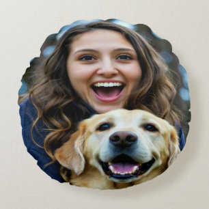Voeg Labrador Retriever Foto Personaliseer toe Rond Kussen