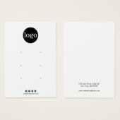 Voeg Logo Drie-handheld Display Kaart toe (Voorkant /achterkant)