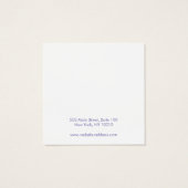 Voeg Logo Holographic Stud Earning Display Kaart t (Achterkant)