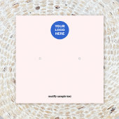 Voeg Logo roze stomp toe die de Kaart van de Verto