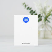 Voeg Logo wit groot oorscherm toe Kaart (Staand voorkant)