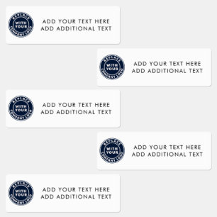 Voeg Modern Eenvoudig Zakelijk Logo Toe Labels