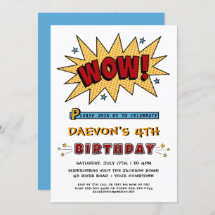 Voeg Naam 4TH of Om het even welke Uitnodiging van