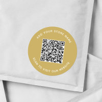 Voeg Naam en Uw Kleur van de Code QR van de Websit