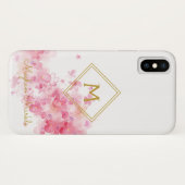 Voeg naam Gepersonaliseerde Moderne Eenvoudige Sto Case-Mate iPhone Case (Achterkant (horizontaal))