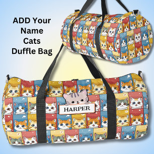 Voeg naam toe, Schattige Kawaii Cats Plunjezak