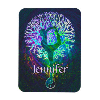 voeg naam toe | Yoga Tree Magneet