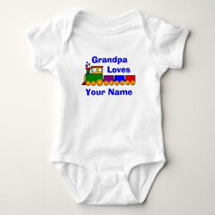 Voeg naam wijzig opa woord toe, houdt van baby spe romper