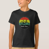 Voeg naambicycle Bike toe aan regenboog