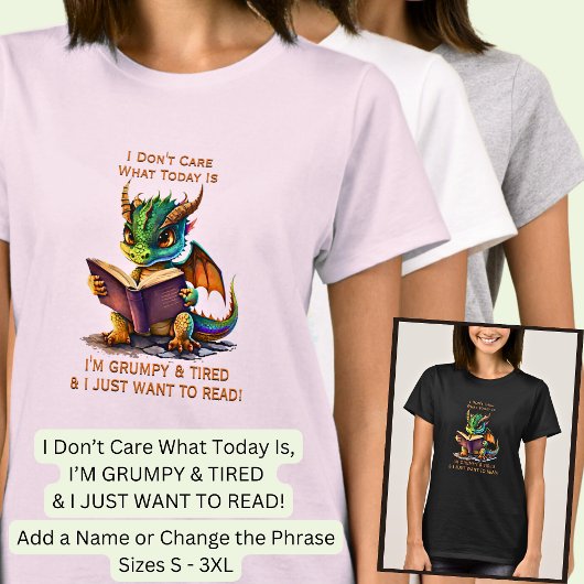 Voeg naamtekst toe, ik ben chagrijnig moe, wil all t-shirt