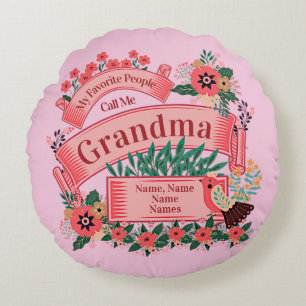 Voeg Namen toe Verandering ALLE Favoriete Tekst de Rond Kussen