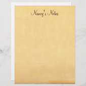 Voeg om het even welke Nota's van het Oude Papier  (Voorkant / Achterkant)