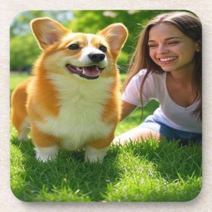 Voeg Pet Photo Personalize toe en pas aan Bier Onderzetter