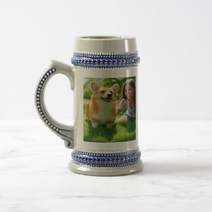 Voeg Pet Photo Personalize toe en pas aan Bierpul