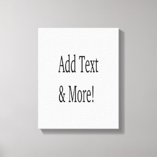 Voeg tekst & meer toe! Pas uw eigen gepersonalisee Canvas Afdruk