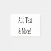 Voeg tekst & meer toe! Pas uw eigen gepersonalisee Post-it® Notes (Voorkant)