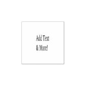 Voeg tekst & meer toe! Pas uw eigen gepersonalisee Rubberstempel (Afrduk)