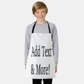 Voeg tekst & meer toe! Pas uw eigen gepersonalisee Schort (Gedragen)