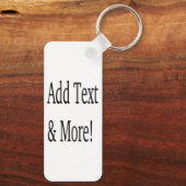 Voeg tekst & meer toe! Pas uw eigen gepersonalisee Sleutelhanger (Achterkant)