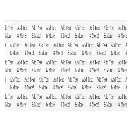 Voeg tekst & meer toe! Pas uw eigen gepersonalisee Tafelkleed (Voorkant (Horizontaal))