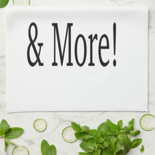 Voeg tekst & meer toe! Pas uw eigen gepersonalisee Theedoek (Gevouwen)