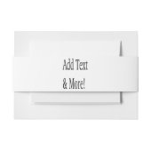 Voeg tekst & meer toe! Pas uw eigen gepersonalisee Uitnodigingen Wikkel (Voorkant Voorbeeld)