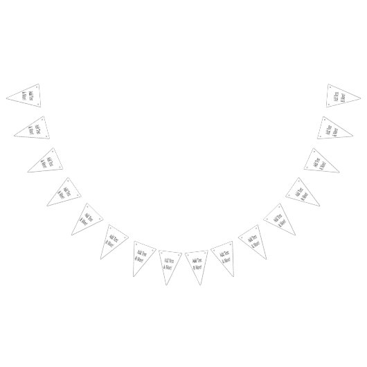 Voeg tekst & meer toe! Pas uw eigen gepersonalisee Vlaggetjes (Alle)