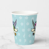 Voeg toe Jouw naam Verjaardagsfeest Kleurrijke Kol Papieren Bekers (Rechts)