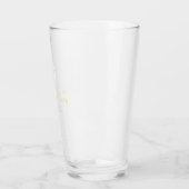 Voeg toe Logo Elegant Gold Glass Cup Glas (Links)