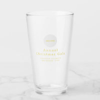 Voeg toe Logo Elegant Gold Glass Cup