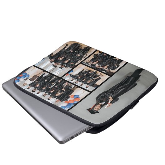 Voeg uw 5 Foto Aangepaste Elektronica Bag Laptop Sleeve (Voorkant onderkant)