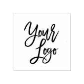 Voeg uw aangepaste logo toe 	rubberstempel (Afrduk)