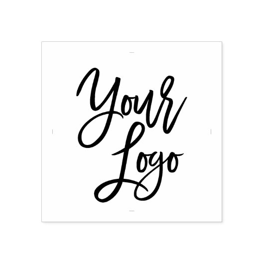 Voeg uw aangepaste logo toe 	rubberstempel (Afrduk)