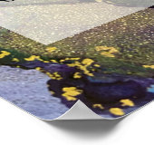 Voeg uw aangepaste tekst organische Abstracte alco Poster (Hoek)