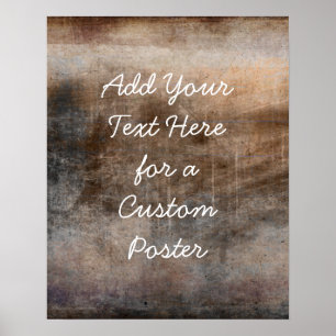 Voeg uw aangepaste tekst  rotatiesnelheid toe poster