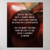 Voeg Uw Aangepaste Tekst toe dicht bij - de Foto v Poster (Voorkant)