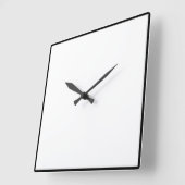 Voeg uw Afbeelding en/of bericht toe Vierkante Klok (Hoek)