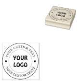 Voeg uw bedrijf toe logo 	rubberstempel (Gestempeld)