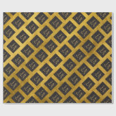 Voeg uw bedrijfs Logo op Gold Wrapping Papier toe (Vlak)