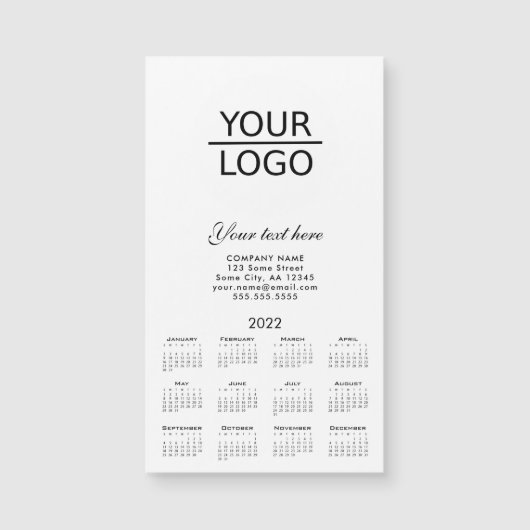 Voeg uw Bevordering van het Bedrijf van de Kalende (Voorkant)