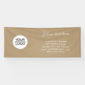 Voeg uw Bevordering van het Bedrijf van de Tekst v Spandoek (Horizontaal)