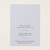 Voeg uw BRANDNAME All-in-One Jewelry Display Kaart (Achterkant)