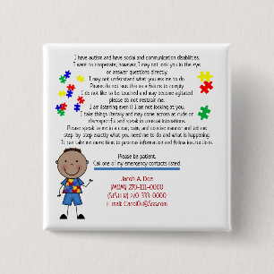 Voeg uw Button Kinderinfo Square toe