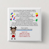 Voeg uw Button Kinderinfo Square toe (Voorkant)