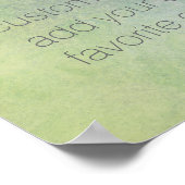 voeg uw citaat toe de waterverf van de verf poster (Hoek)