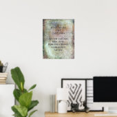 Voeg Uw Citaat toe of Exemplaar Grunge Textured Br Poster (Thuiskantoor)