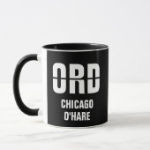 Voeg uw code & stad, luchthavencode ORD CHICAGO Mok (Links)