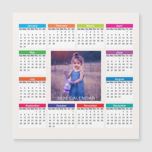 Voeg uw eigen Aangepaste Foto 2022-kalender toe | (Voorkant)