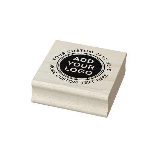 Voeg uw eigen aangepaste logo en tekst toe rubberstempel (Stempel)